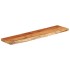 Tablero rectangular madera de acacia borde vivo 160x40x2,5