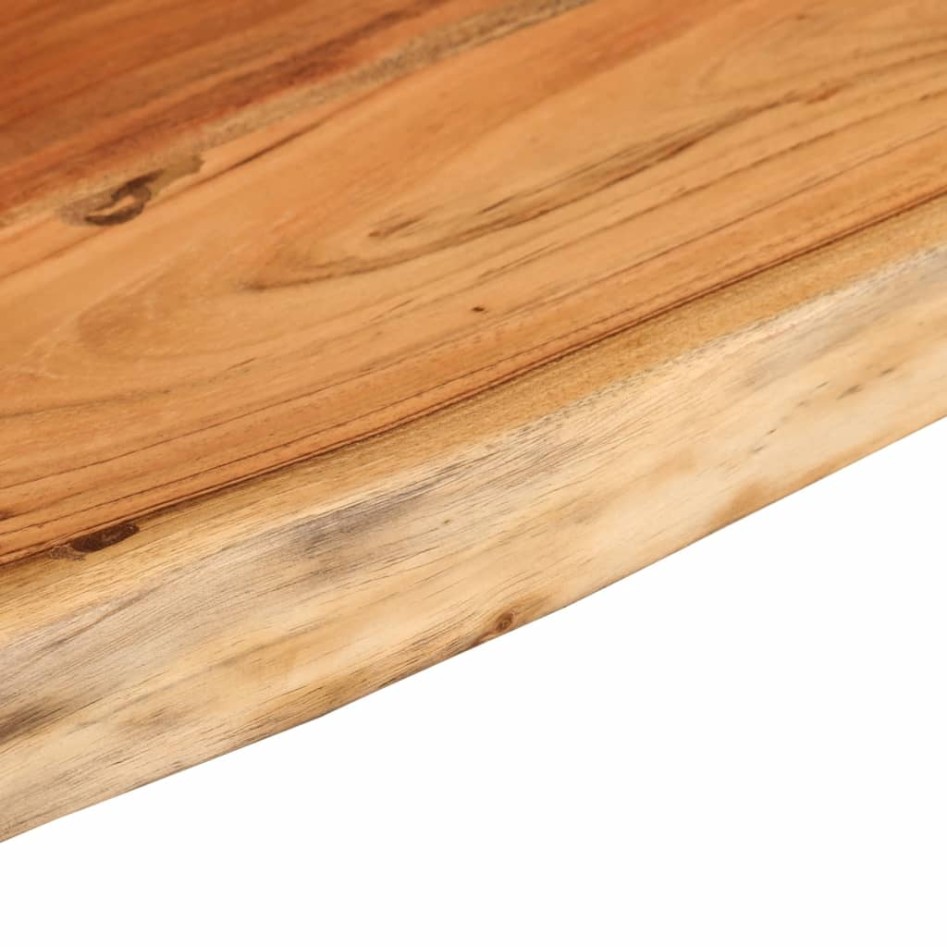Tablero rectangular madera de acacia borde vivo 160x40x2,5