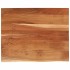 Tablero rectangular madera de acacia borde vivo 100x80x2,5