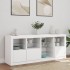 Aparador con luces LED blanco 164x37x67
