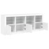 Aparador con luces LED blanco 164x37x67