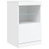 Aparador con luces LED blanco 164x37x67