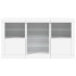 Aparador con luces LED blanco 123x37x67