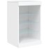 Aparador con luces LED blanco 123x37x67