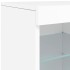 Aparador con luces LED blanco 123x37x67