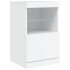 Aparador con luces LED blanco 123x37x67