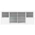 Aparador con luces LED blanco 163x37x67