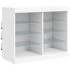 Aparador con luces LED blanco 163x37x67
