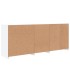 Aparador con luces LED blanco 162x37x67