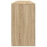 Aparador con luces LED roble Sonoma 181,5x37x67