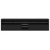 Aparador con luces LED negro 283x37x67