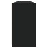 Aparador con luces LED negro 283x37x67