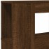 Cabecero LED madera ingeniería roble marrón 200x18,5x103,5