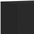 Muebles para TV de pared 2 unidades negro 80x30x41