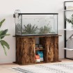 Soporte de acuario madera ingeniería roble ahumado 101x41x58 cm