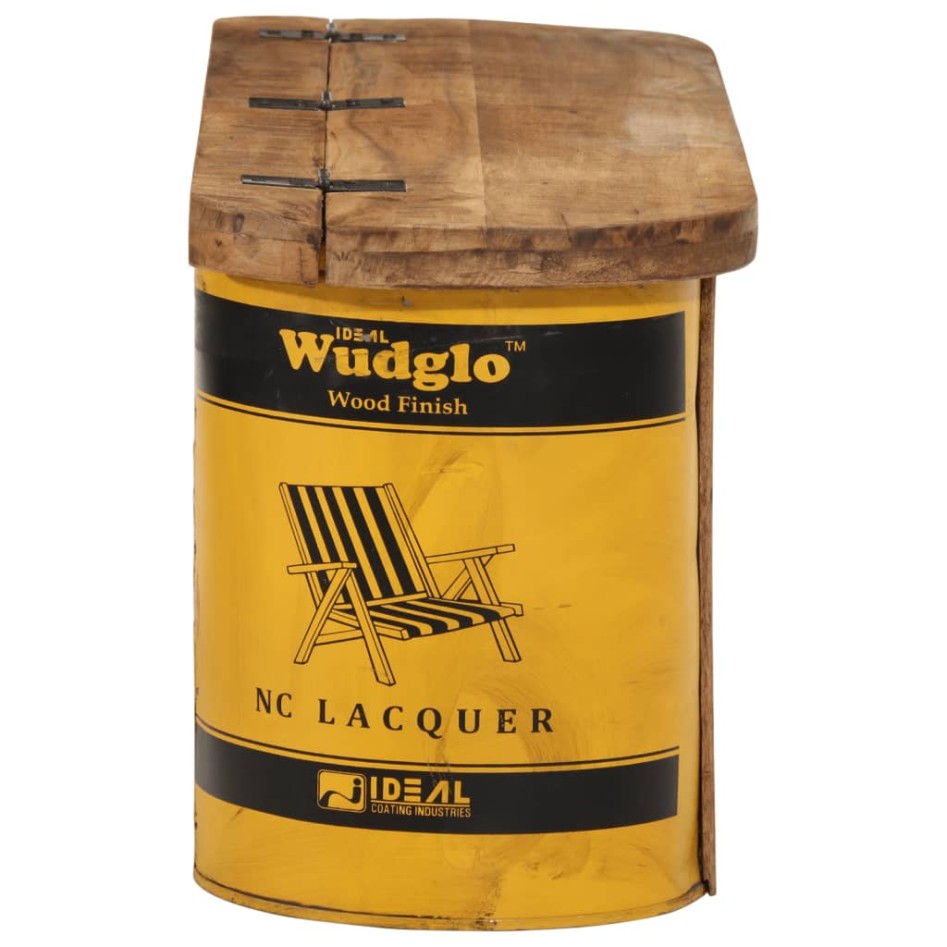 Banco almacenaje/Aparador madera maciza reciclada 120x30x40