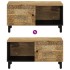 Mesa de centro de madera maciza de mango 80x50x40