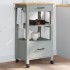 Carrito de cocina MONZA madera maciza de pino 48x40x90