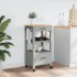 Carrito de cocina MONZA madera maciza de pino 48x40x90