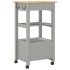 Carrito de cocina MONZA madera maciza de pino 48x40x90