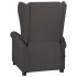 Sillón de masaje de tela gris