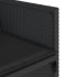 Set de comedor jardín 11 pzas con cojines ratán sintético