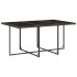 Set comedor de jardín 7 pzas con cojines ratán sintético