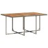 Set comedor jardín 7 pzas y cojines ratán sintético