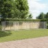 Jaula de perros con puertas acero galvanizado gris 8x2x1,5