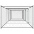 Jaula de perros con puertas acero galvanizado gris 8x2x1,5