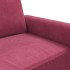 Sillón de terciopelo rojo tinto 60