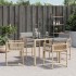 Sillones jardín con cojines 4 uds ratán sintético beige