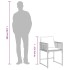 Sillones jardín con cojines 4 uds ratán sintético beige
