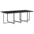 Set comedor para jardín 9 pzas y cojines ratán sintético