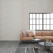 Paneles de pared 3D diseño de ladrillo 10 uds EPS blanco