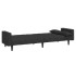 Sofá cama de 2 plazas con dos almohadas tela