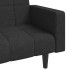 Sofá cama de 2 plazas con dos almohadas tela