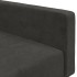 Sofá cama de 2 plazas terciopelo gris