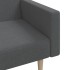 Sofá cama de 2 plazas tela gris