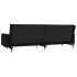 Sofá cama de 2 plazas con dos almohadas terciopelo