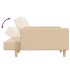 Sofá cama de 2 plazas con dos almohadas tela color