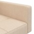 Sofá cama de 2 plazas con dos almohadas tela color