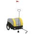 Remolque para bicicleta hierro negro y amarillo 45