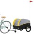 Remolque para bicicleta hierro negro y amarillo 45