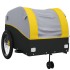 Remolque para bicicleta hierro negro y amarillo 45