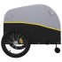 Remolque para bicicleta hierro negro y amarillo 45