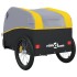 Remolque para bicicleta hierro negro y amarillo 45