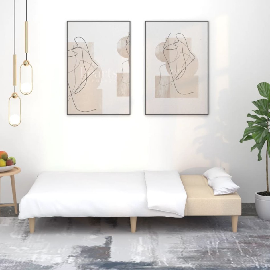 Sofá cama de 2 plazas tela color