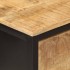 Mesa consola madera maciza de mango y hierro 100x35x76