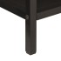 Mesa consola madera maciza de mango y hierro 100x35x76